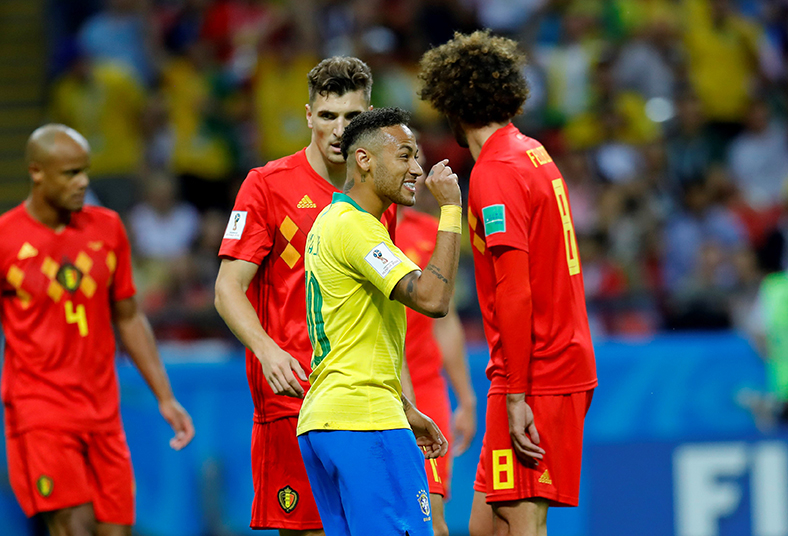 B9  Neymar é o jogador da Copa do Mundo 2018 mais mencionado no
